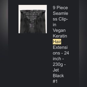 Zala 24inch Keratin Pro hair extensions 230 G